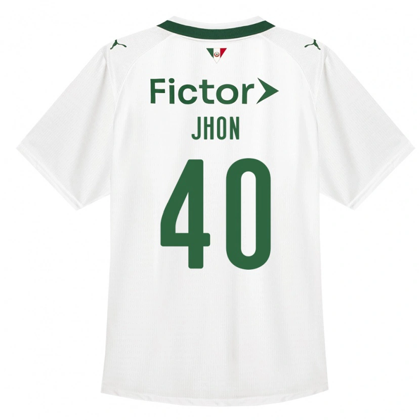 Danxen Kinder Jhon Jhon #40 Grün Weiß Auswärtstrikot Trikot 2026/27 T-Shirt Österreich