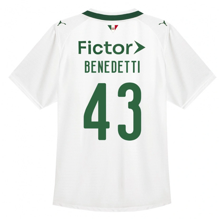 Danxen Kinder Luis Benedetti #43 Grün Weiß Auswärtstrikot Trikot 2026/27 T-Shirt Österreich