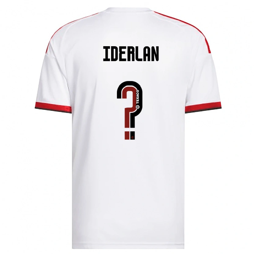 Danxen Kinder Iderlan Dos Santos Lopes Ferreira #0 Weiß Rot Schwarz Auswärtstrikot Trikot 2026/27 T-Shirt Österreich