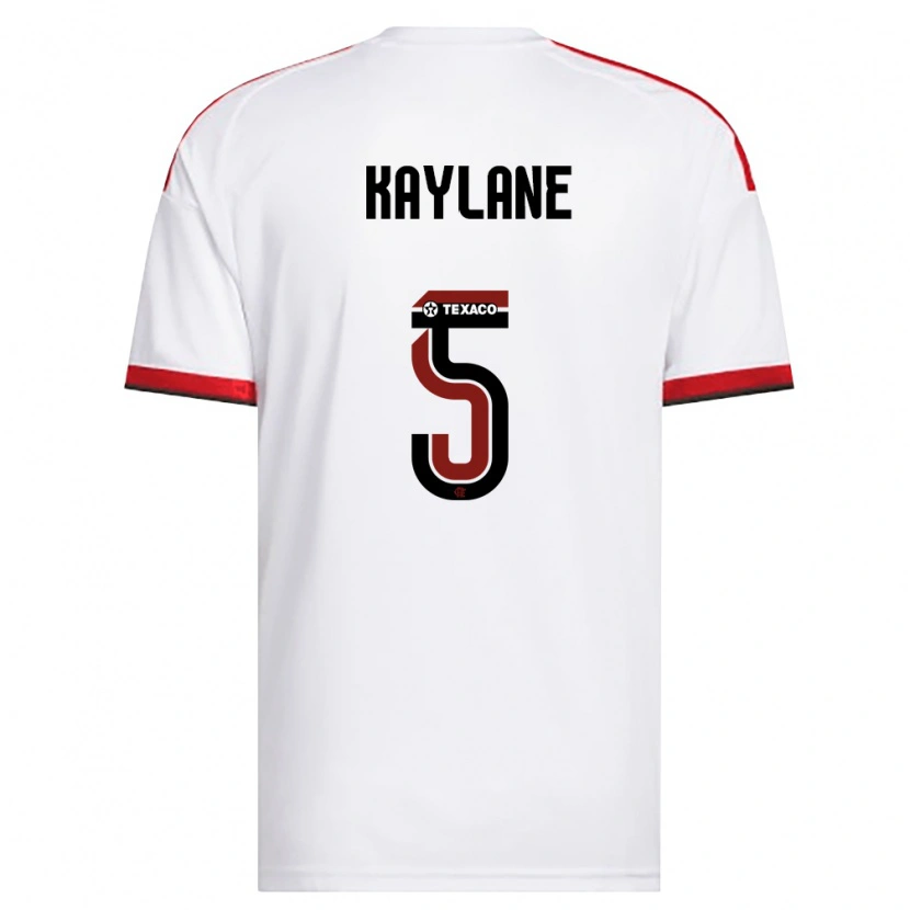 Danxen Kinder Kaylane #5 Weiß Rot Schwarz Auswärtstrikot Trikot 2026/27 T-Shirt Österreich