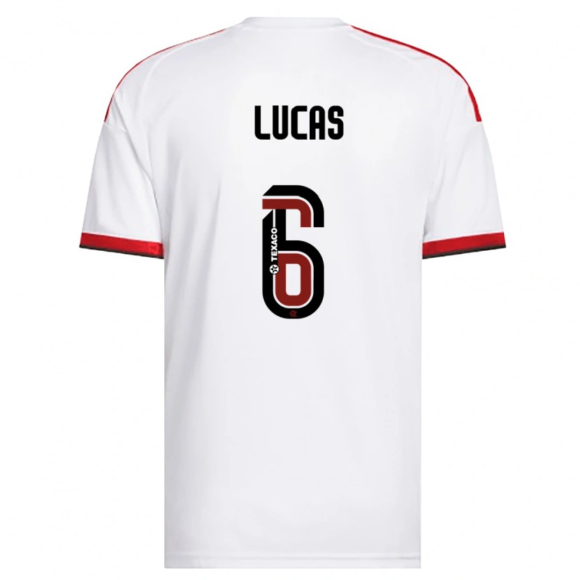 Danxen Kinder Ayrton Lucas #6 Weiß Rot Schwarz Auswärtstrikot Trikot 2026/27 T-Shirt Österreich