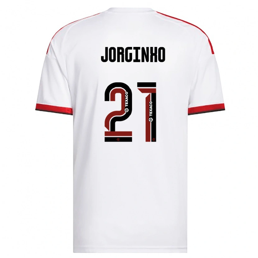Danxen Kinder Jorginho #21 Weiß Rot Schwarz Auswärtstrikot Trikot 2026/27 T-Shirt Österreich