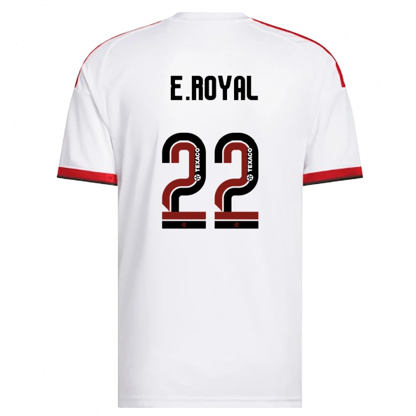 Danxen Kinder Emerson Royal #22 Weiß Rot Schwarz Auswärtstrikot Trikot 2026/27 T-Shirt Österreich