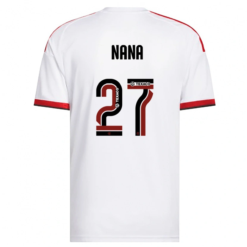 Danxen Kinder Nana #27 Weiß Rot Schwarz Auswärtstrikot Trikot 2026/27 T-Shirt Österreich