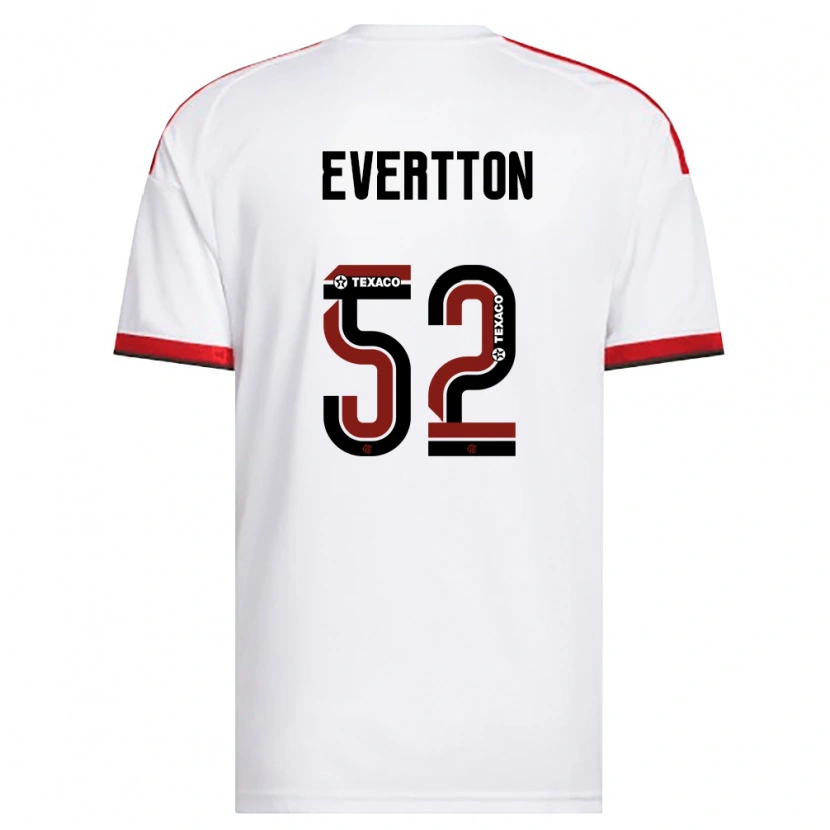 Danxen Kinder Evertton Araújo #52 Weiß Rot Schwarz Auswärtstrikot Trikot 2026/27 T-Shirt Österreich