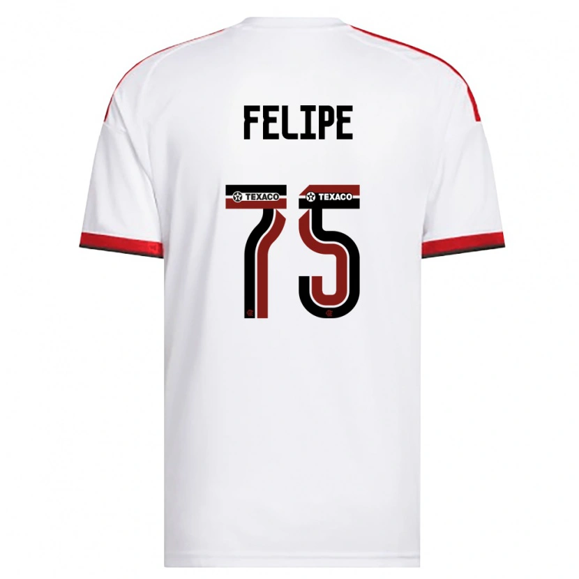 Danxen Kinder Luiz Felipe #75 Weiß Rot Schwarz Auswärtstrikot Trikot 2026/27 T-Shirt Österreich