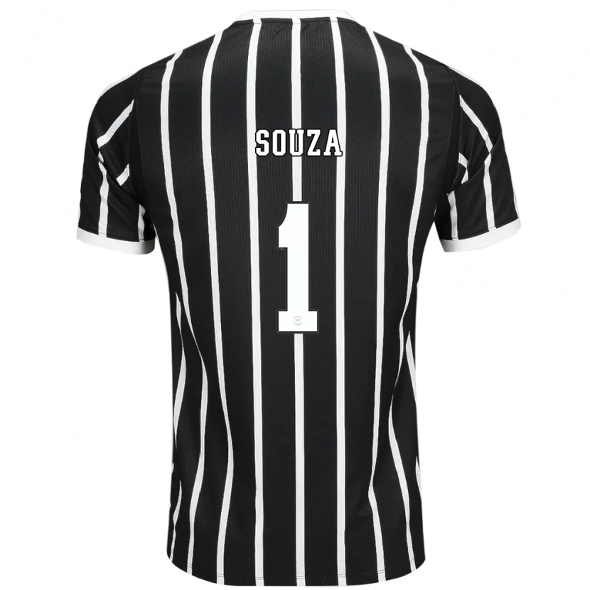 Danxen Kinder Hugo Souza #1 Schwarz Weiß Rot Auswärtstrikot Trikot 2026/27 T-Shirt Österreich