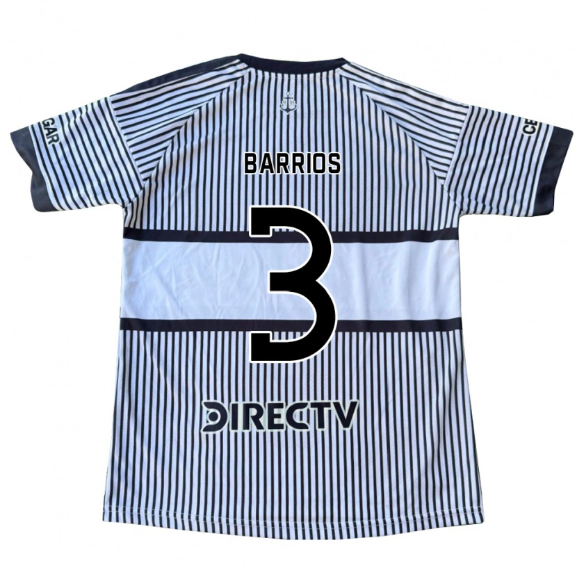Danxen Kinder Gabriela Barrios #3 Weiß Schwarz Gelb Auswärtstrikot Trikot 2026/27 T-Shirt Österreich