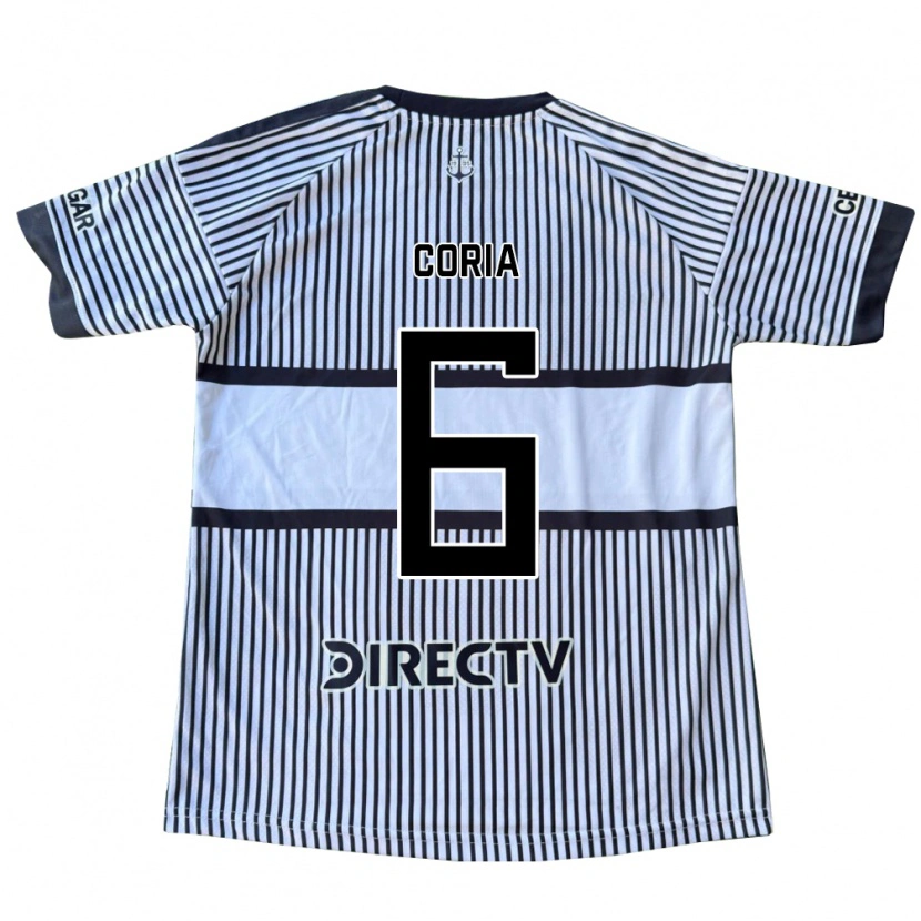 Danxen Kinder Julio Coria #6 Weiß Schwarz Gelb Auswärtstrikot Trikot 2026/27 T-Shirt Österreich