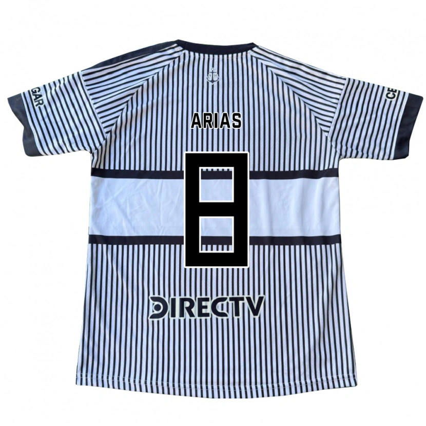 Danxen Kinder Agustina Arias #8 Weiß Schwarz Gelb Auswärtstrikot Trikot 2026/27 T-Shirt Österreich
