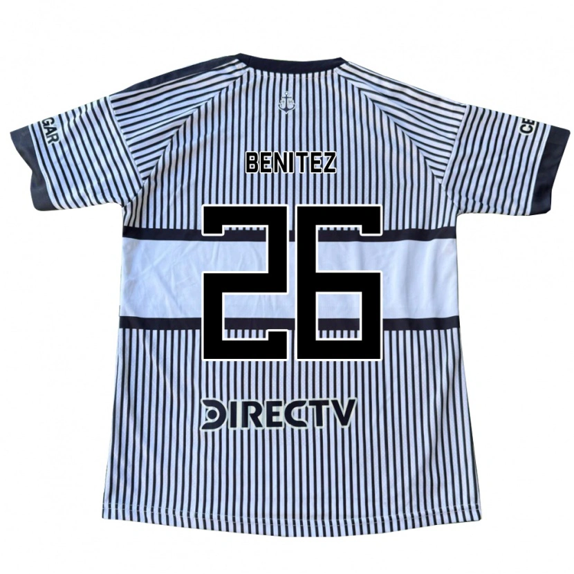 Danxen Kinder Lorena Benitez #26 Weiß Schwarz Gelb Auswärtstrikot Trikot 2026/27 T-Shirt Österreich
