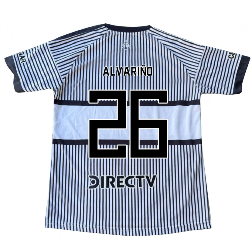 Danxen Kinder Alexis Alvariño #26 Weiß Schwarz Gelb Auswärtstrikot Trikot 2026/27 T-Shirt Österreich
