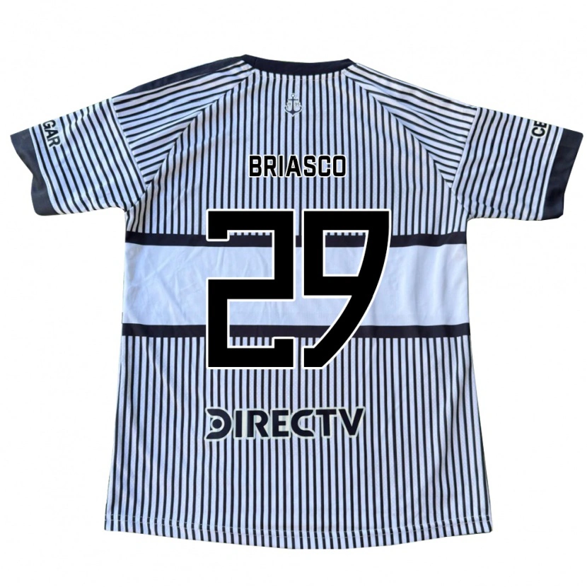 Danxen Kinder Norberto Briasco #29 Weiß Schwarz Gelb Auswärtstrikot Trikot 2026/27 T-Shirt Österreich