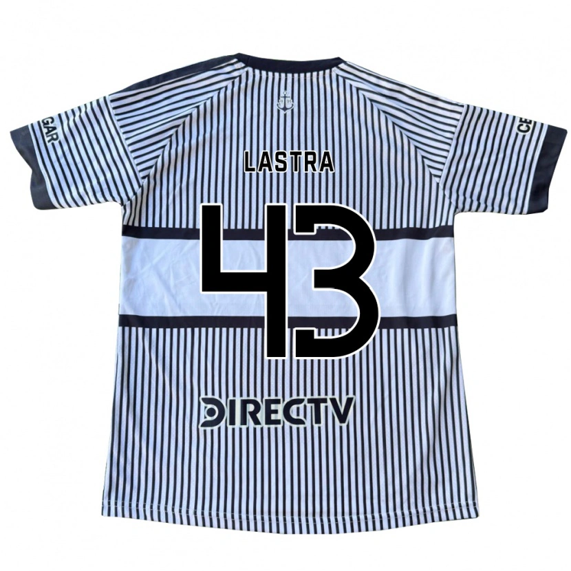 Danxen Kinder Agustin Lastra #43 Weiß Schwarz Gelb Auswärtstrikot Trikot 2026/27 T-Shirt Österreich
