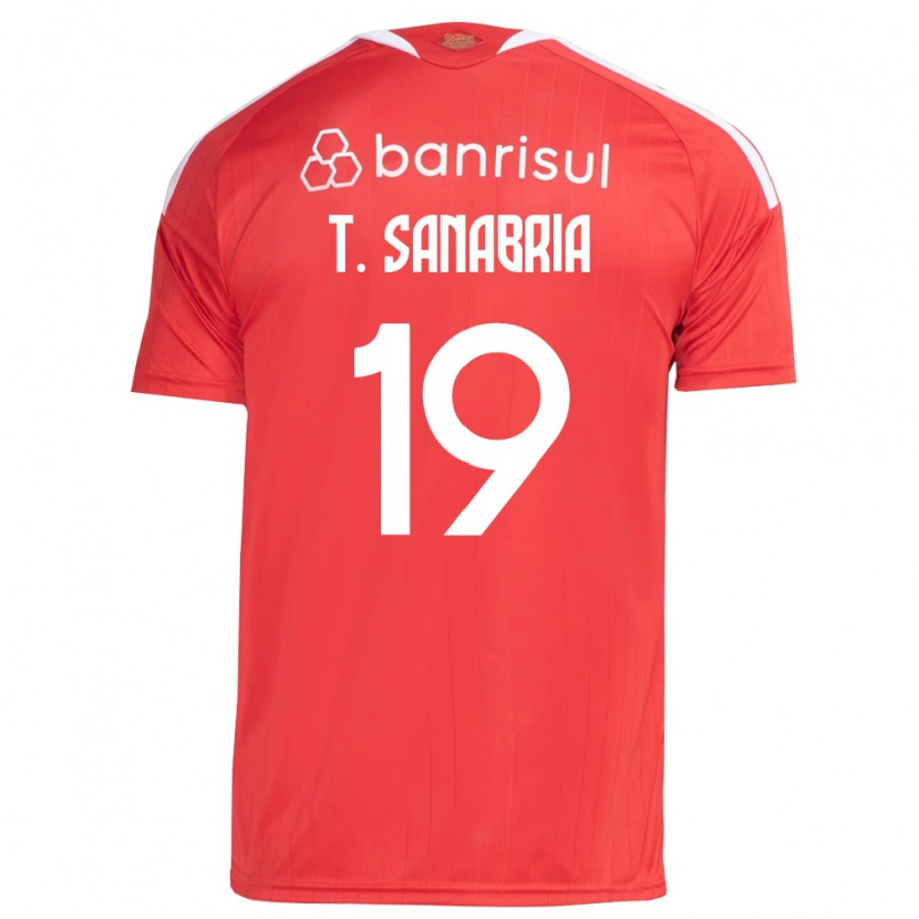 Danxen Kinder Antonio Sanabria #19 Rot Weiß Heimtrikot Trikot 2026/27 T-Shirt Österreich
