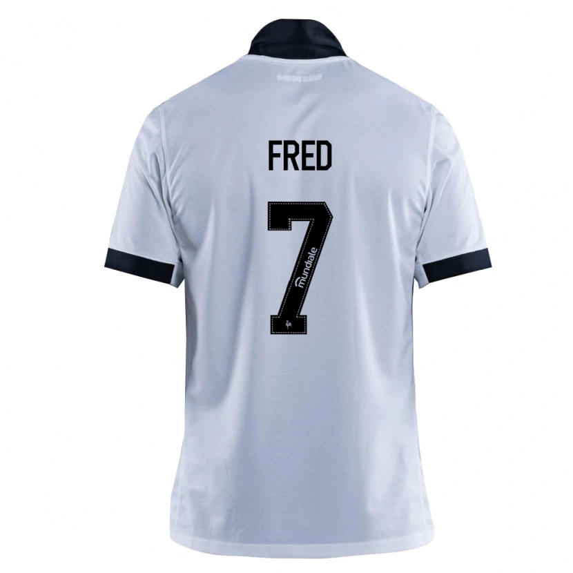 Danxen Kinder Frederico Rodrigues De Paula Santos #7 Schwarz Weiß Auswärtstrikot Trikot 2026/27 T-Shirt Österreich