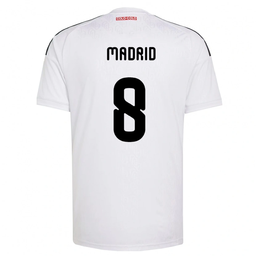 Danxen Herren Álvaro Madrid #8 Weiß Schwarz Heimtrikot Trikot 2026/27 T-Shirt Österreich