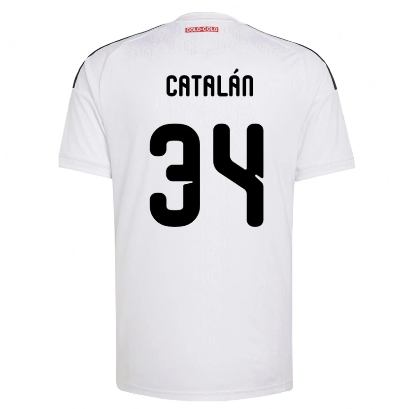 Danxen Herren Rodrigo Catalán #34 Weiß Schwarz Heimtrikot Trikot 2026/27 T-Shirt Österreich