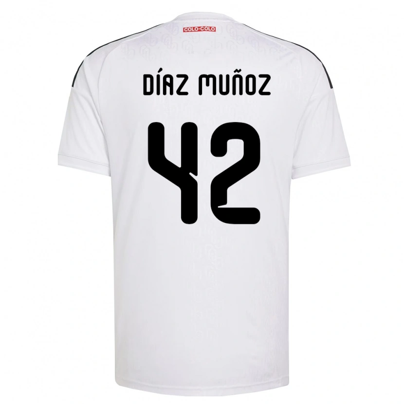 Danxen Herren Cristian Díaz Muñoz #42 Weiß Schwarz Heimtrikot Trikot 2026/27 T-Shirt Österreich