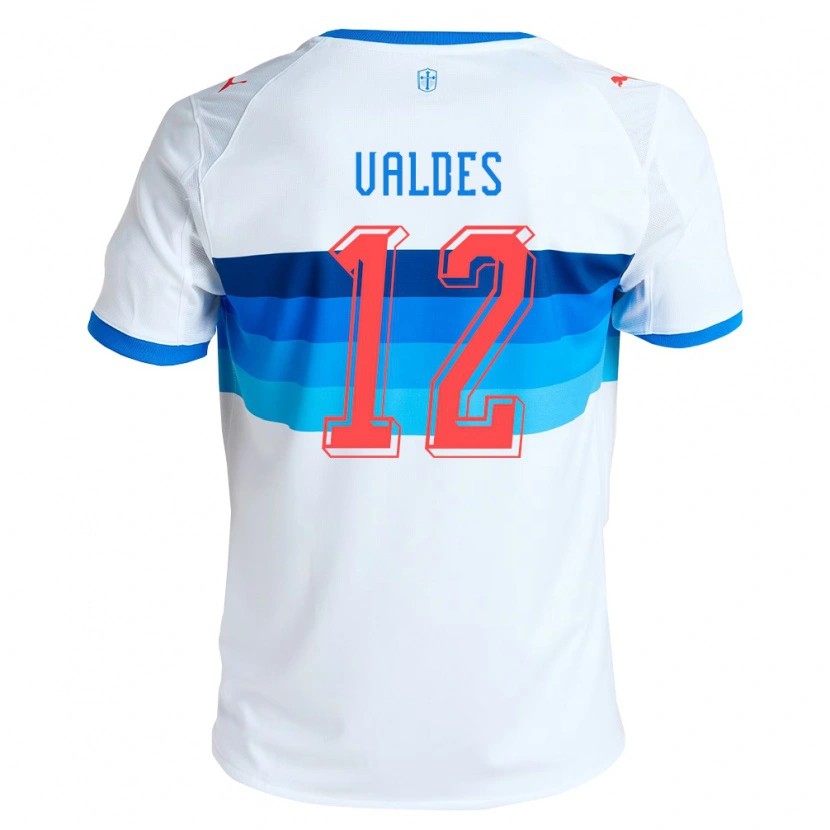Danxen Herren Francisco Valdés #12 Weiß Himmelblau Heimtrikot Trikot 2026/27 T-Shirt Österreich