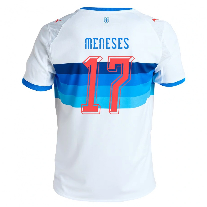 Danxen Herren Joaquín Meneses #17 Weiß Himmelblau Heimtrikot Trikot 2026/27 T-Shirt Österreich