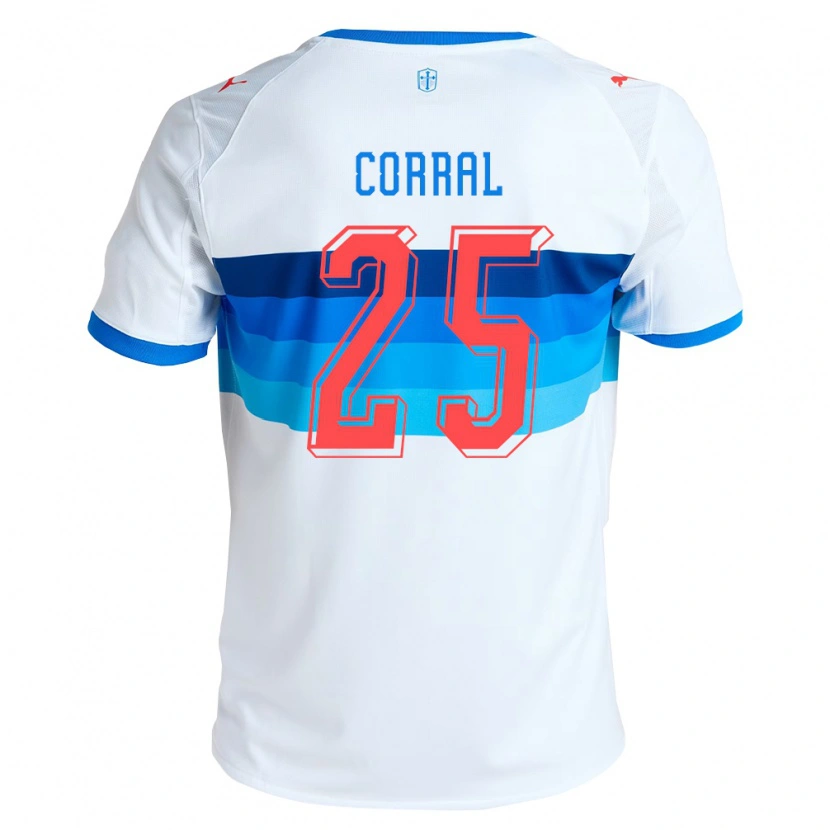 Danxen Herren Diego Corral #25 Weiß Himmelblau Heimtrikot Trikot 2026/27 T-Shirt Österreich