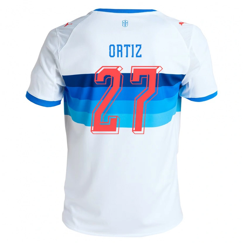 Danxen Herren Jorge Ortiz #27 Weiß Himmelblau Heimtrikot Trikot 2026/27 T-Shirt Österreich