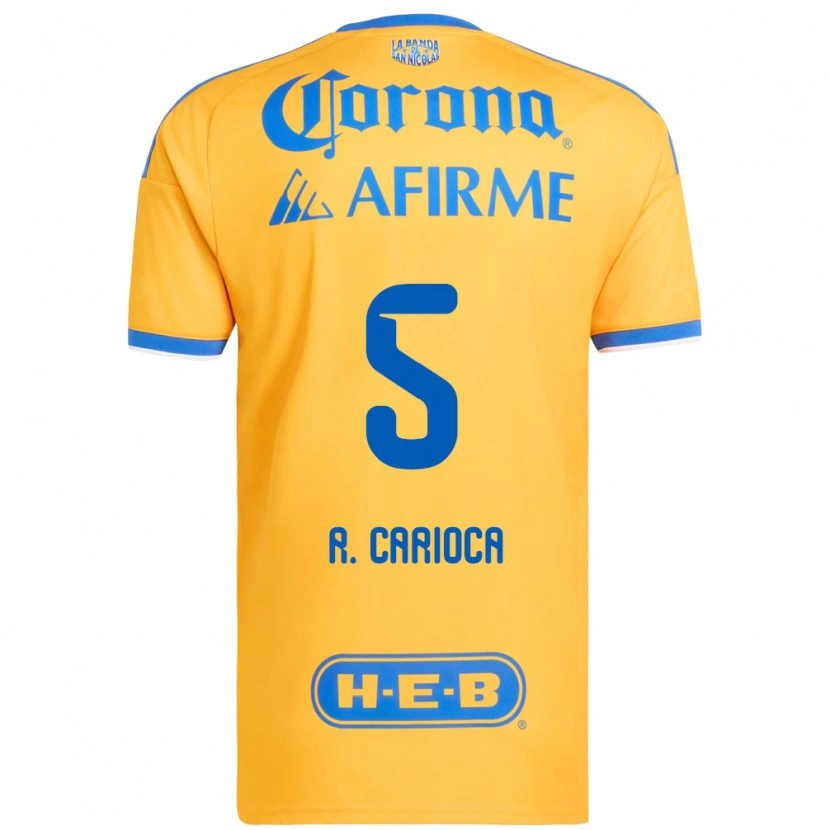 Danxen Herren Rafael Carioca #5 Gelb Blau Heimtrikot Trikot 2026/27 T-Shirt Österreich