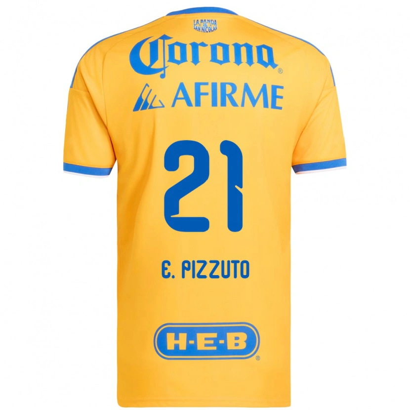 Danxen Herren Eugenio Pizzuto #21 Gelb Blau Heimtrikot Trikot 2026/27 T-Shirt Österreich
