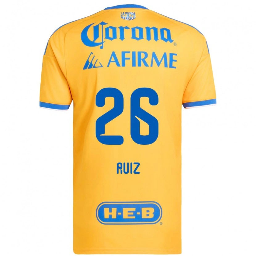 Danxen Herren Michel Ruiz #26 Gelb Blau Heimtrikot Trikot 2026/27 T-Shirt Österreich