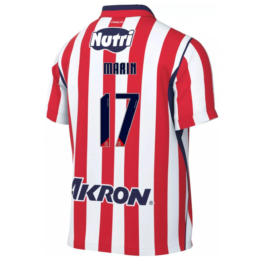 Danxen Herren Ricardo Marín #17 Rot Weiß Heimtrikot Trikot 2026/27 T-Shirt Österreich