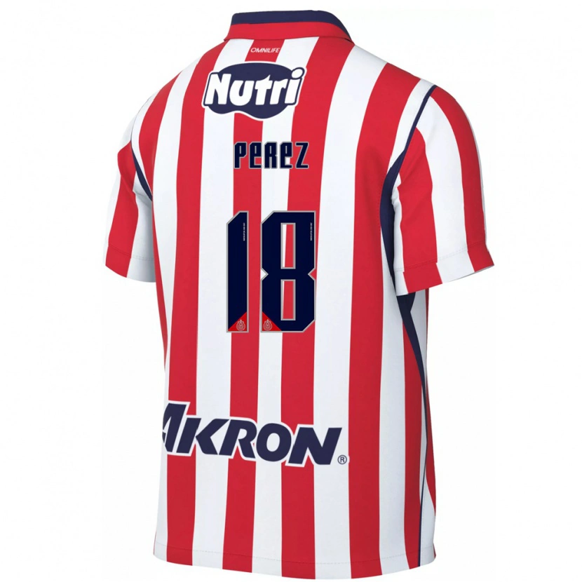 Danxen Herren Jonathan Pérez #18 Rot Weiß Heimtrikot Trikot 2026/27 T-Shirt Österreich