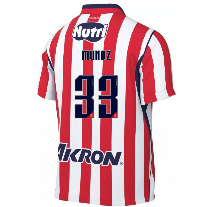 Danxen Herren Zahid Muñoz #33 Rot Weiß Heimtrikot Trikot 2026/27 T-Shirt Österreich