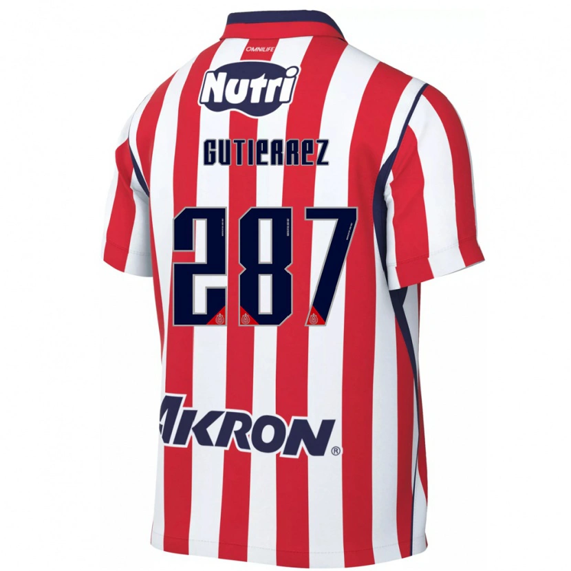 Danxen Herren Gerson Gutiérrez #287 Rot Weiß Heimtrikot Trikot 2026/27 T-Shirt Österreich