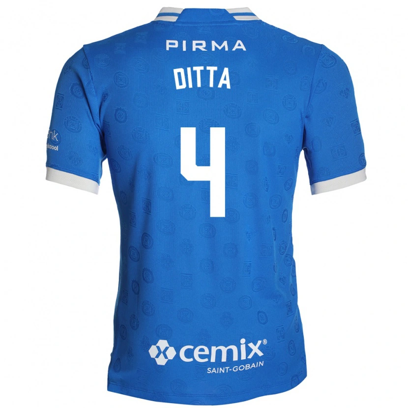 Danxen Herren Willer Ditta #4 Blau Weiß Rot Heimtrikot Trikot 2026/27 T-Shirt Österreich