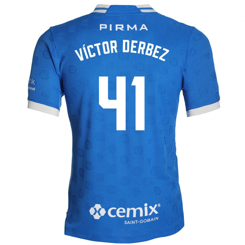 Danxen Herren Louis Víctor Derbez #41 Blau Weiß Rot Heimtrikot Trikot 2026/27 T-Shirt Österreich