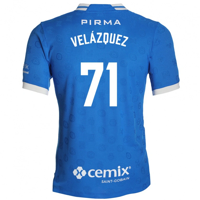 Danxen Herren Víctor Velázquez #71 Blau Weiß Rot Heimtrikot Trikot 2026/27 T-Shirt Österreich