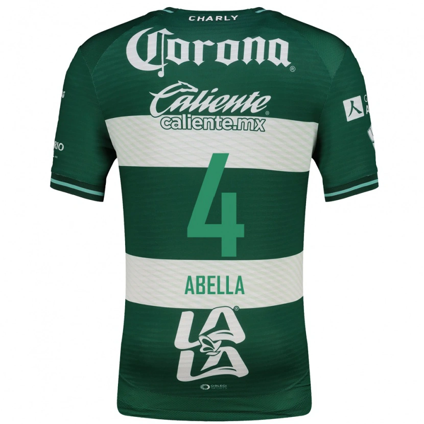 Danxen Herren José Abella #4 Grün Weiß Heimtrikot Trikot 2026/27 T-Shirt Österreich