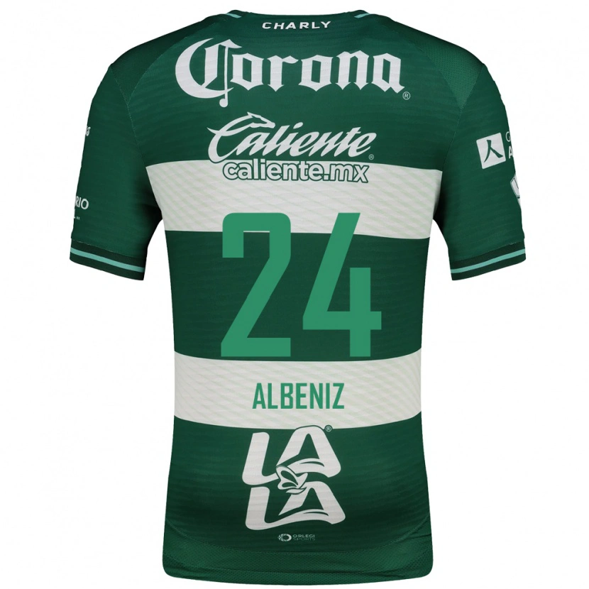 Danxen Herren Maika Albeniz #24 Grün Weiß Heimtrikot Trikot 2026/27 T-Shirt Österreich