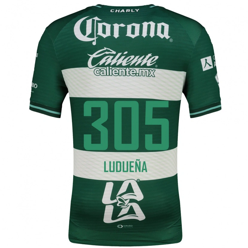 Danxen Herren Daniel Ludueña #305 Grün Weiß Heimtrikot Trikot 2026/27 T-Shirt Österreich