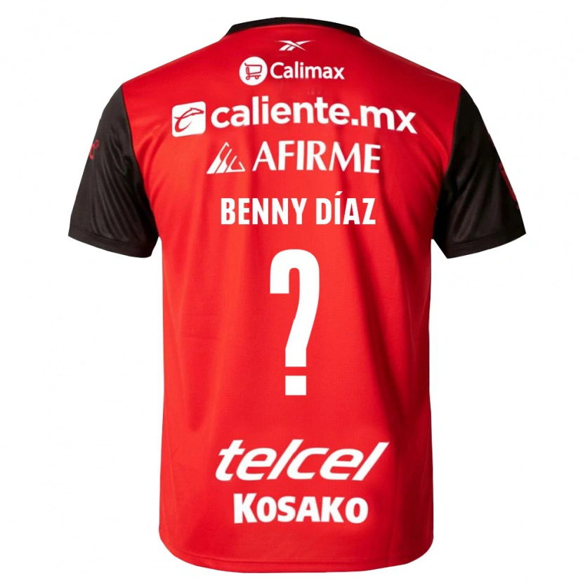 Danxen Herren Benny Diaz #0 Schwarz Rot Heimtrikot Trikot 2026/27 T-Shirt Österreich