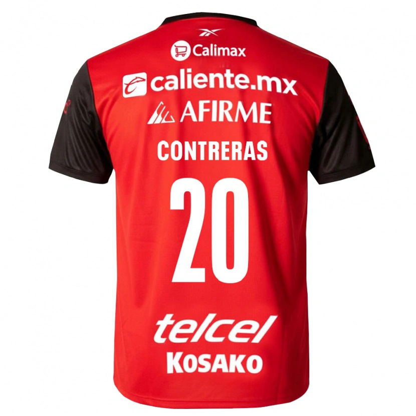 Danxen Herren Francisco Contreras #20 Schwarz Rot Heimtrikot Trikot 2026/27 T-Shirt Österreich