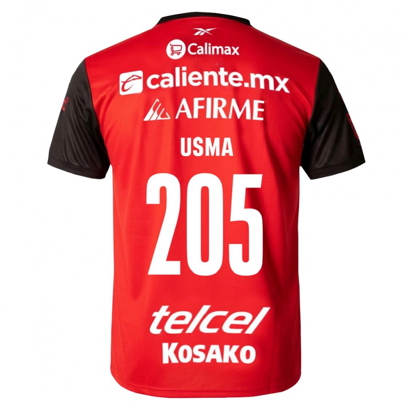 Danxen Herren Juan Usma #205 Schwarz Rot Heimtrikot Trikot 2026/27 T-Shirt Österreich