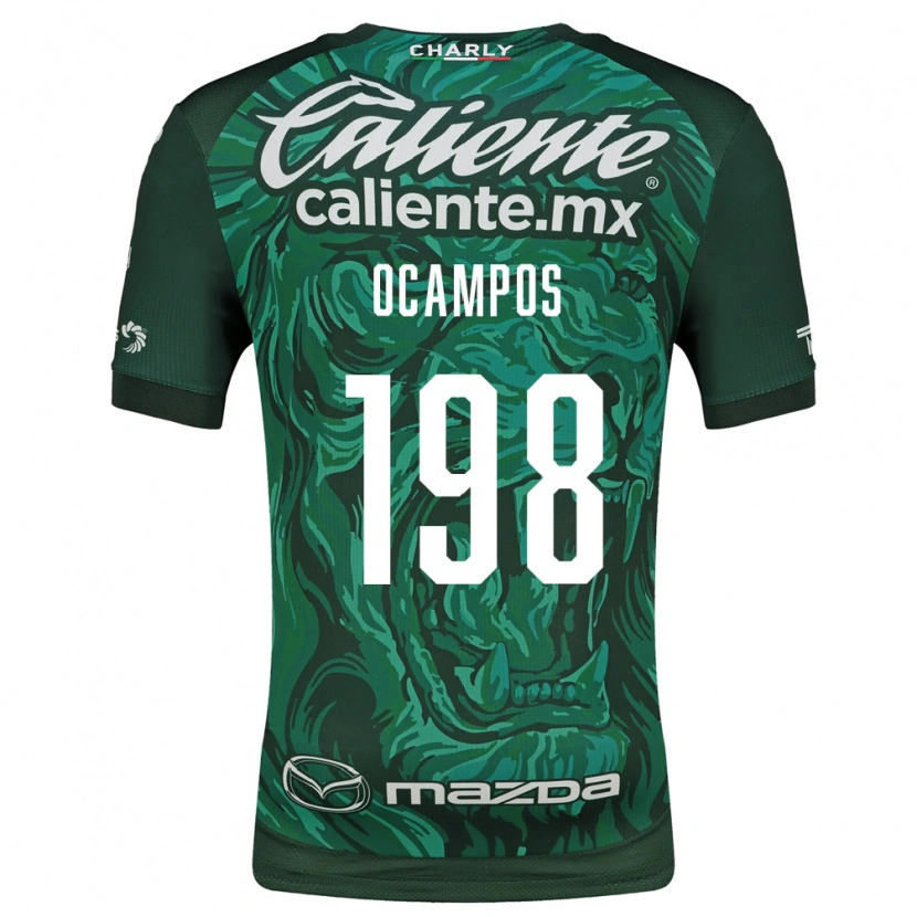 Danxen Herren Omar Ocampos #198 Grün Schwarz Heimtrikot Trikot 2026/27 T-Shirt Österreich