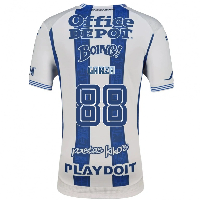 Danxen Herren Adrián Garza #88 Weiß Marineblau Heimtrikot Trikot 2026/27 T-Shirt Österreich