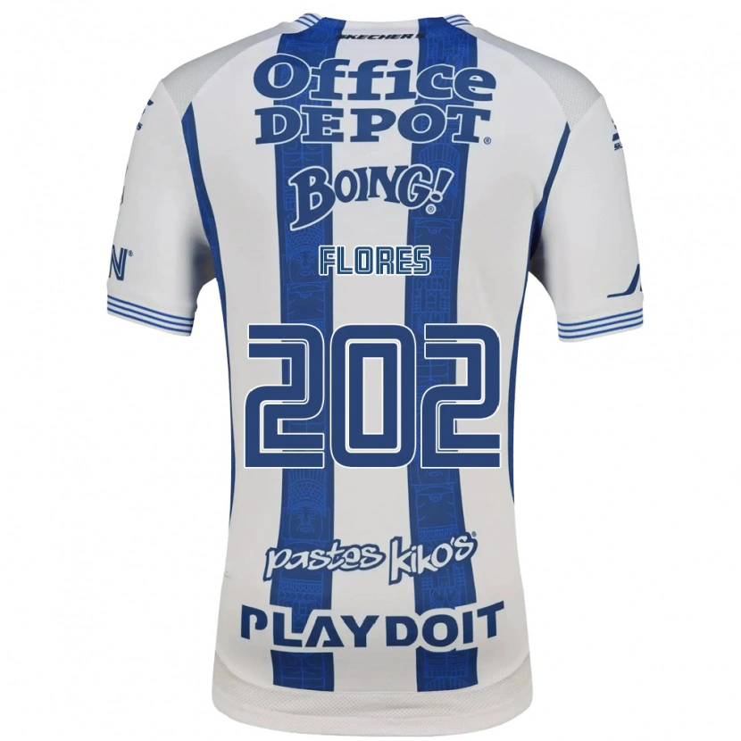 Danxen Herren Luis Flores #202 Weiß Marineblau Heimtrikot Trikot 2026/27 T-Shirt Österreich
