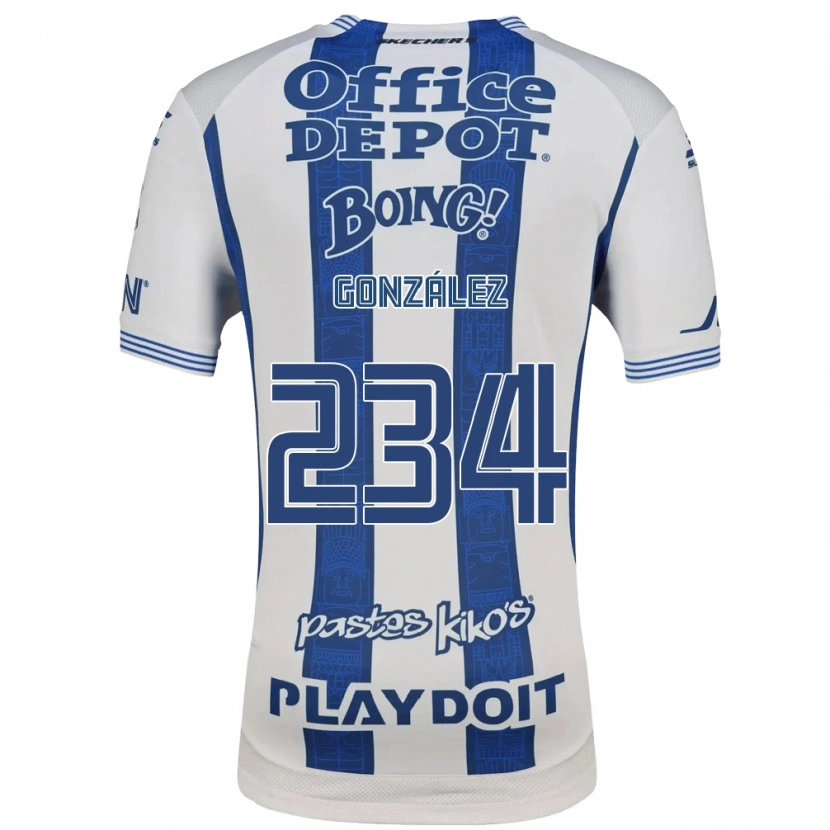 Danxen Herren Oswaldo González #234 Weiß Marineblau Heimtrikot Trikot 2026/27 T-Shirt Österreich
