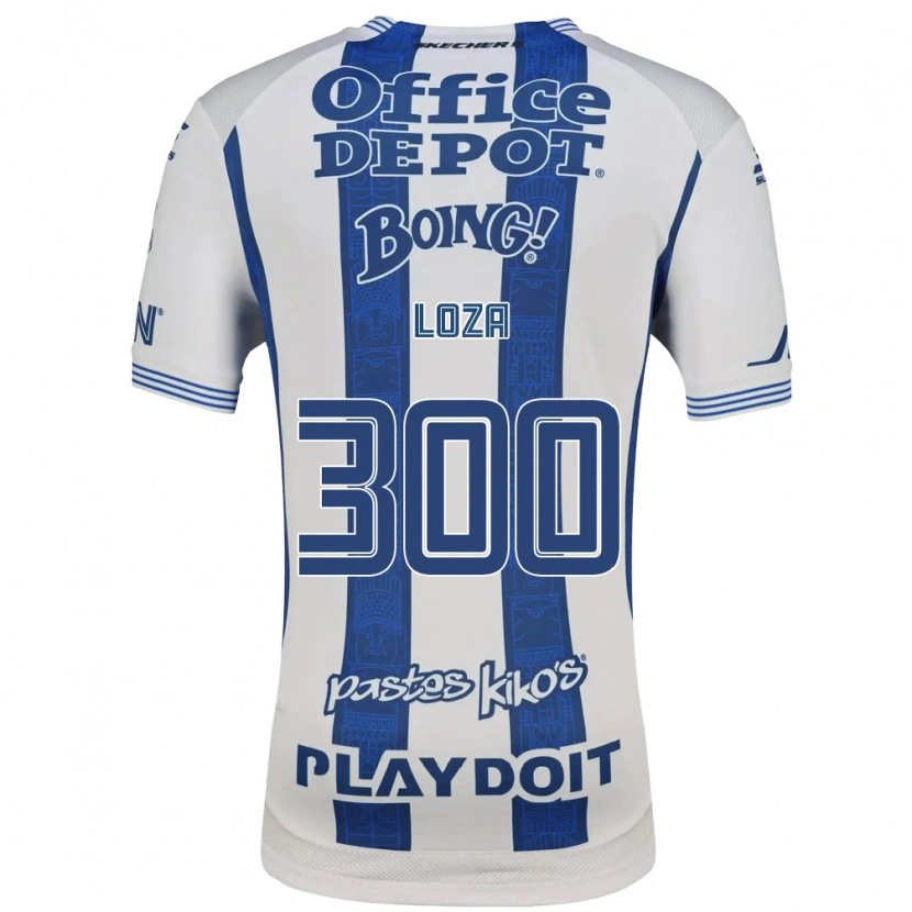 Danxen Herren Santino Loza #300 Weiß Marineblau Heimtrikot Trikot 2026/27 T-Shirt Österreich