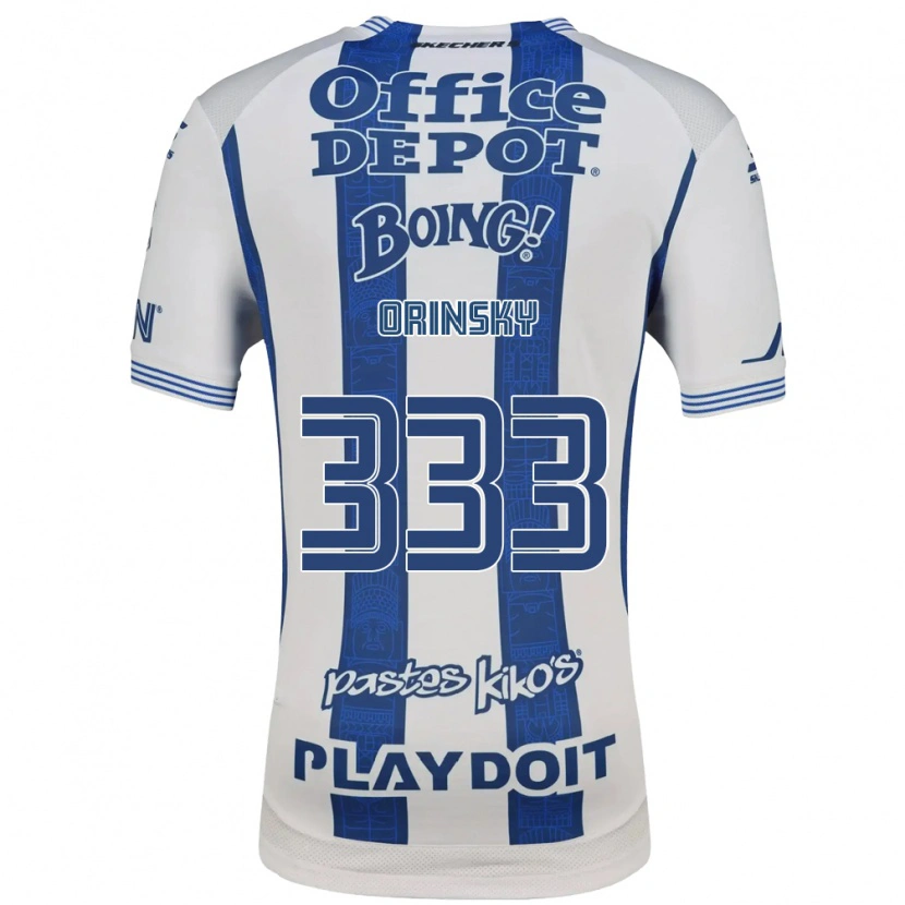 Danxen Herren Edson Orinsky #333 Weiß Marineblau Heimtrikot Trikot 2026/27 T-Shirt Österreich