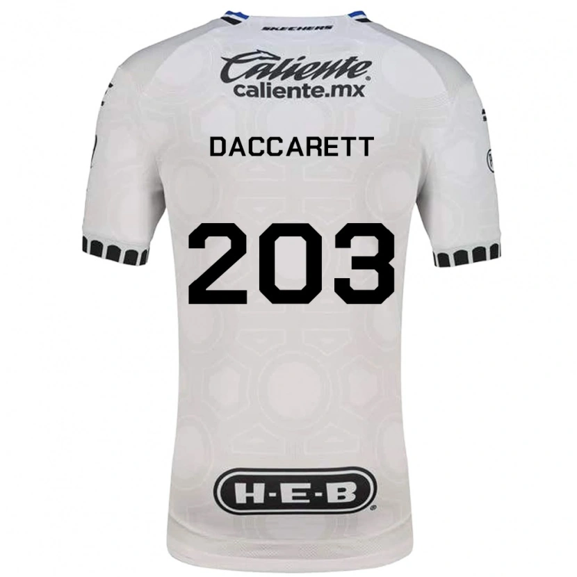 Danxen Herren Juan Daccarett #203 Weiß Schwarz Blau Heimtrikot Trikot 2026/27 T-Shirt Österreich